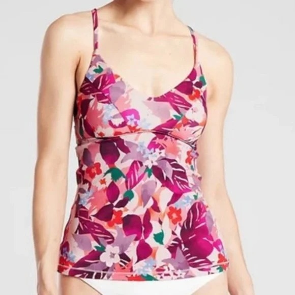 Athleta A-C DAYBREAK TRIANGLE TANKINI TALL - Picture 1 of 9